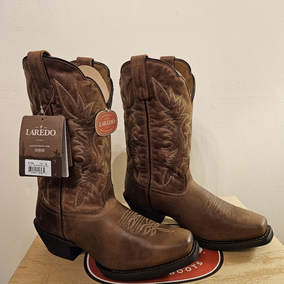 Women's Laredo Square Toe Cowboy Boots (NEW) - Picture 8 of 9